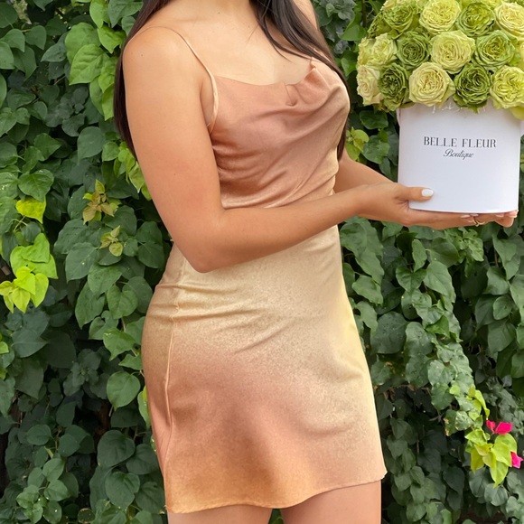 SILK MAISON Gradient Satin Dress - Picture 1 of 1